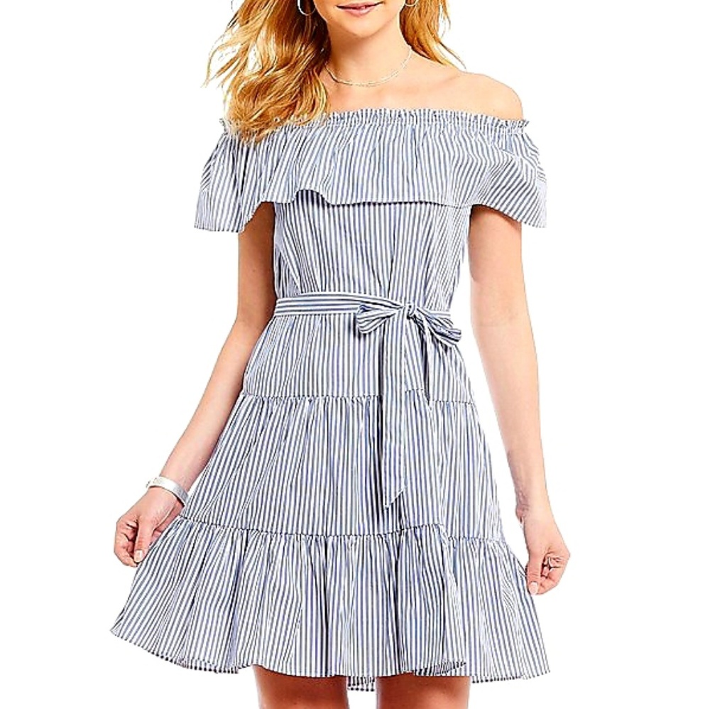 Cremieux Niko Off-the-Shoulder Short Sleeve Dress